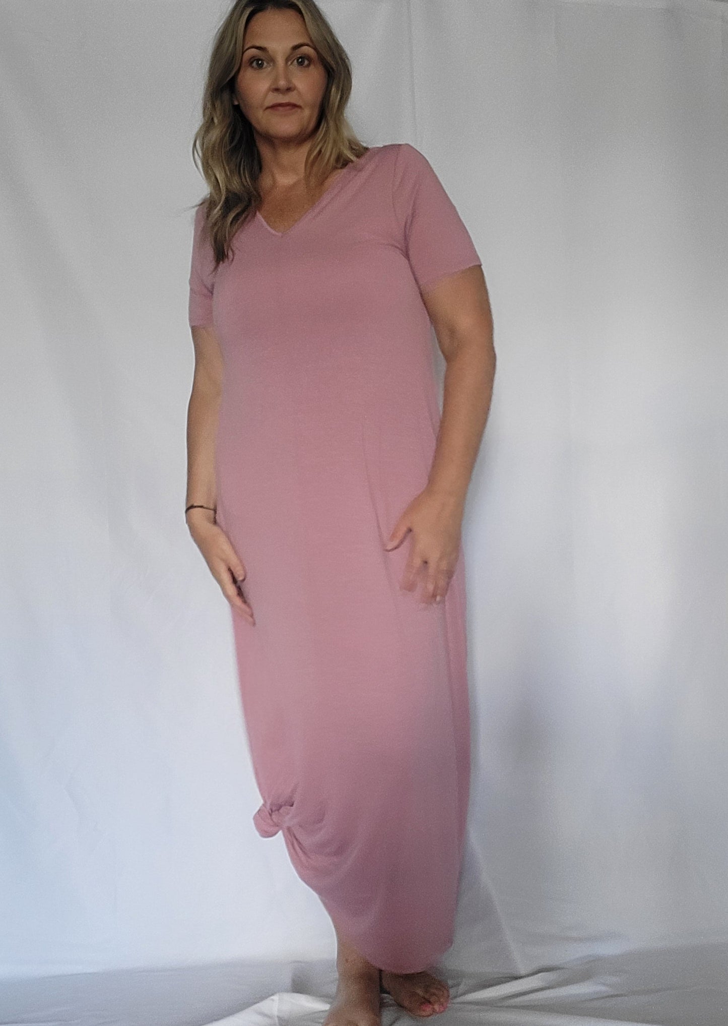 Dusty Rose Maxi Dress
