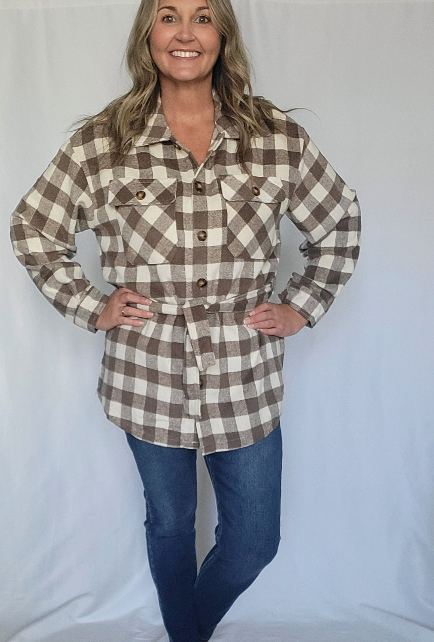Maple Plaid Shacket