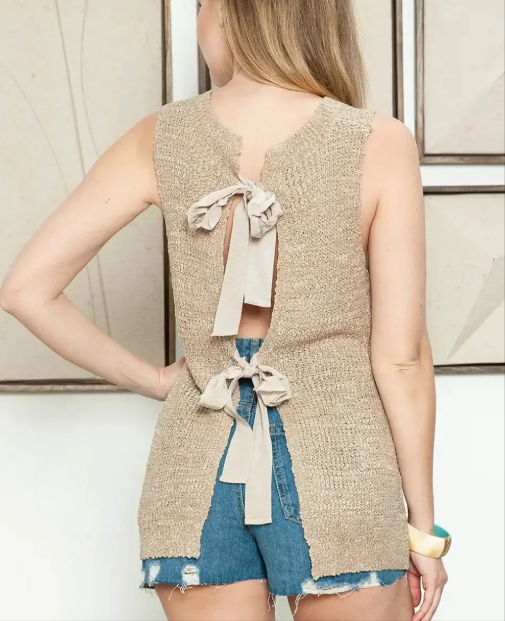 Serenity Tie-Back Tank Top