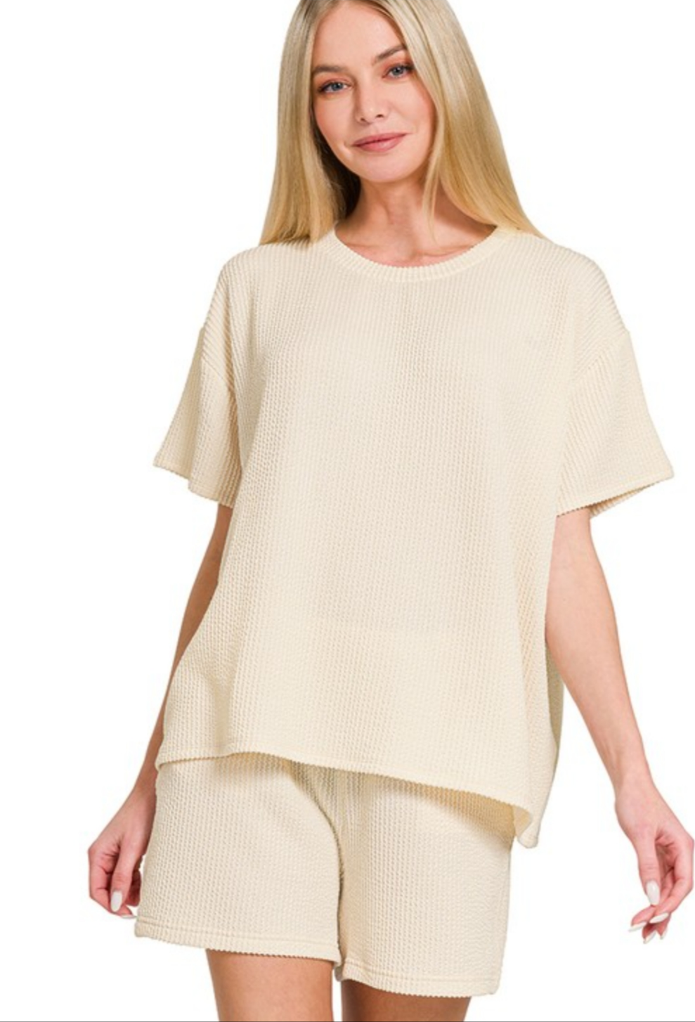 Feelin' Cute Corded Two-Piece Shorts Set