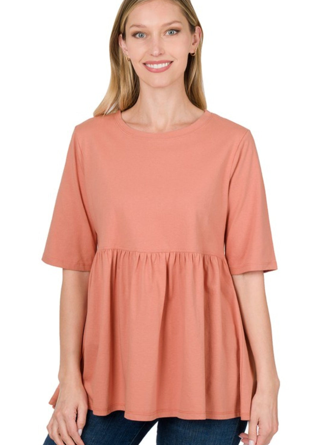 Ash Rose Empire Waist Top