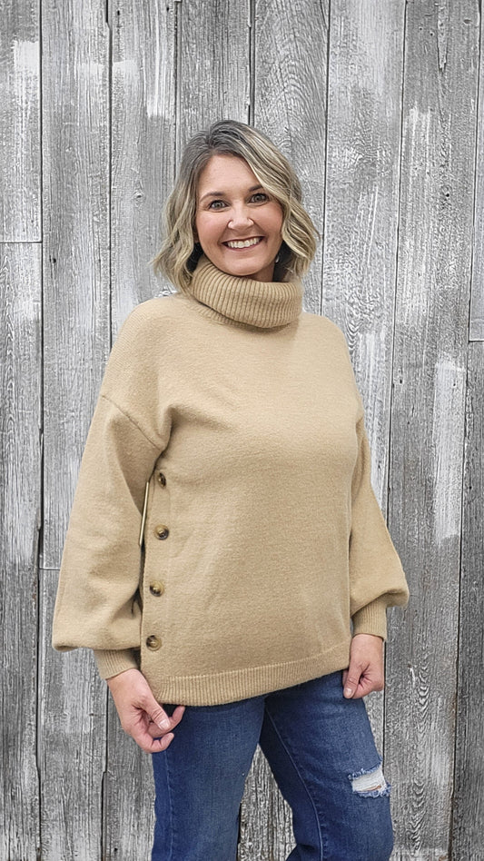 Cozy Grandpa Turtle Neck Sweater