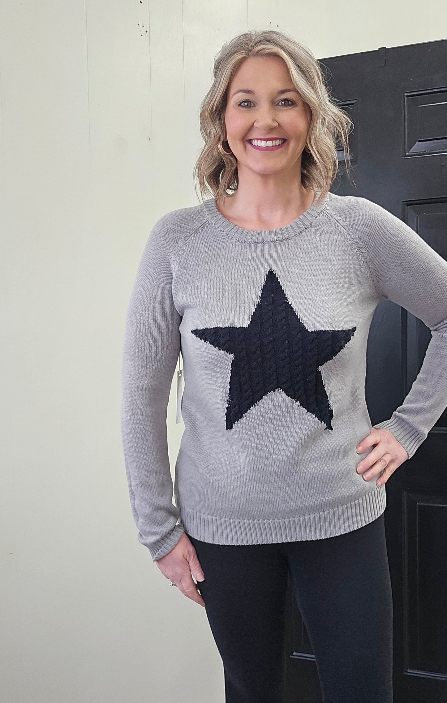 Gray Star Sweater