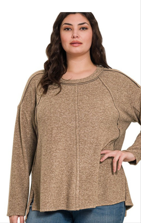 Mocha Comfort Knit