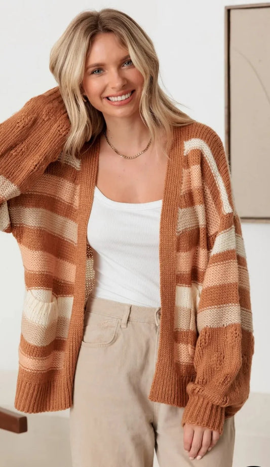 The Harvest Stripe Cardigan
