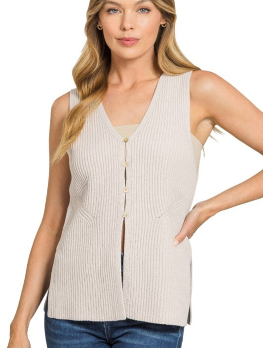 Weekend Chic Sweater Vest
