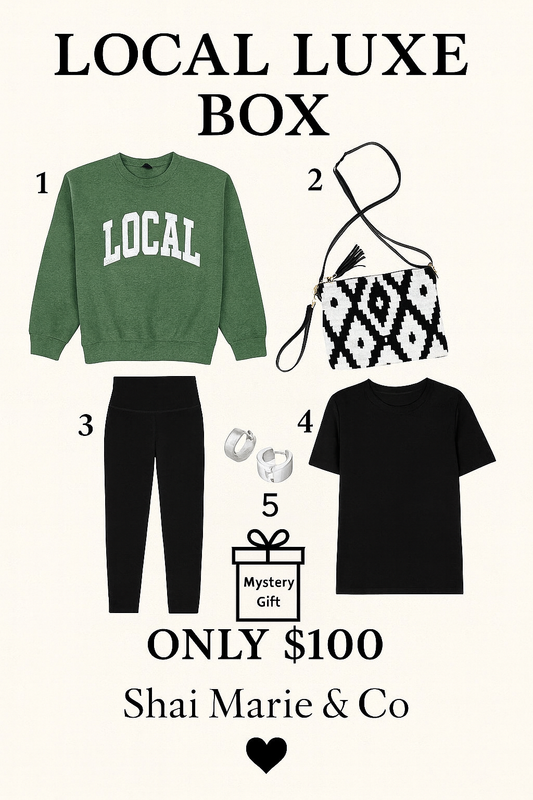The Local Luxe Box – Curated Comfort, Local Love.